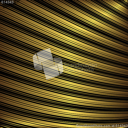 Image of Black and golden decorative striped background 