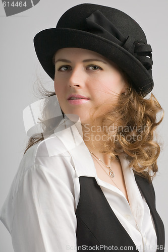 Image of young woman portrait