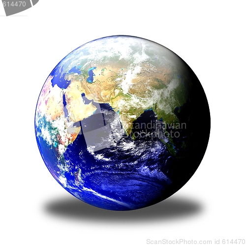 Image of Earth Globe East Shadow