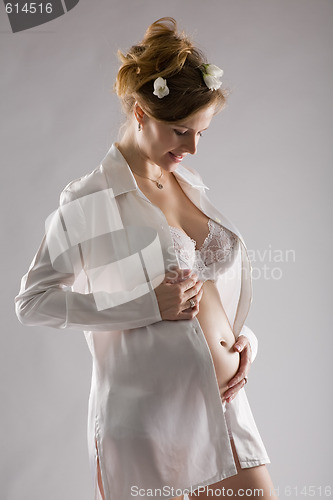 Image of pregnant woman portrait