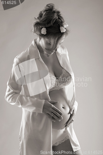 Image of pregnant woman portrait