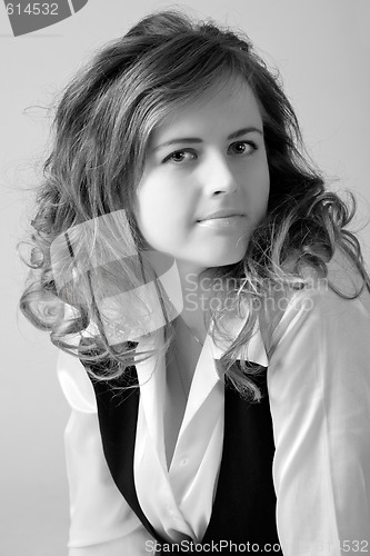 Image of young woman portrait