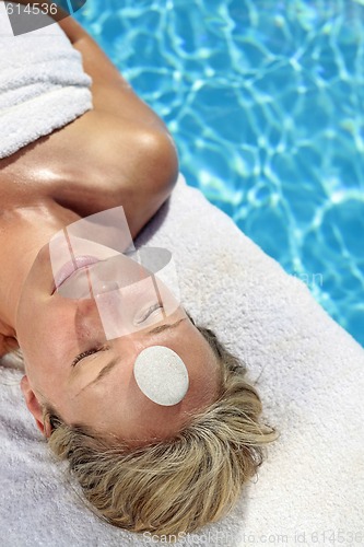 Image of Portrait of a woman at a Spa