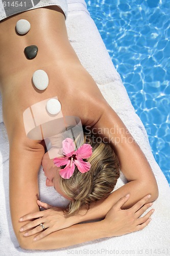 Image of Woman at a Spa