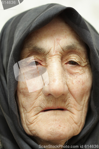 Image of Old woman face