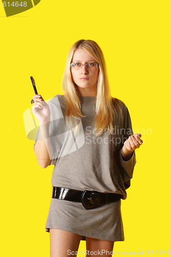 Image of Strict business woman