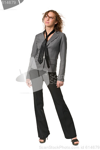 Image of girl in business suit