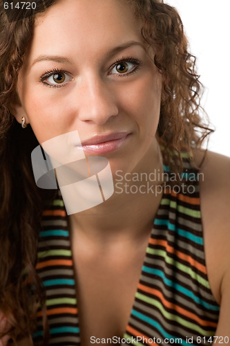 Image of smiling woman portrait