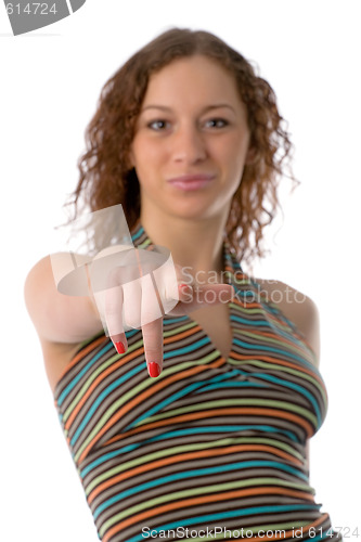 Image of pointing finger