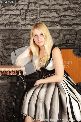 Image of Sitting at table