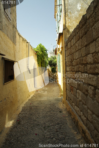 Image of Street in old Rhodes