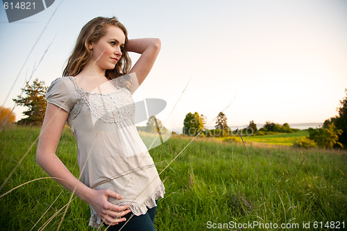 Image of Beautiful summer girl