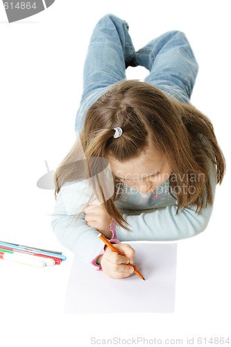 Image of Drawing little girl