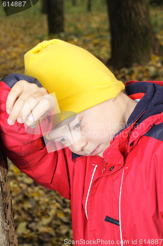 Image of Tired boy