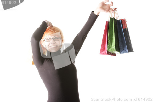 Image of Woman with bags
