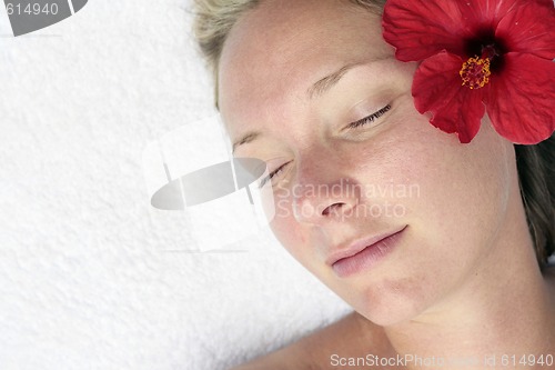 Image of Woman at a Spa