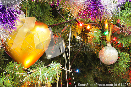 Image of Decorated Christmas tree