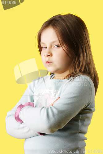 Image of Sulk little girl