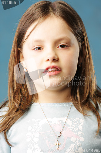 Image of Portrait of little girl