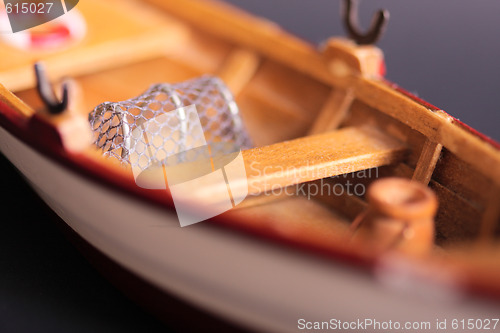 Image of Bench in boat