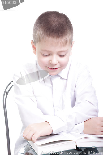 Image of Reading with smile