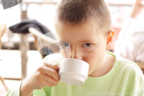 Image of Drinking hot chocolate