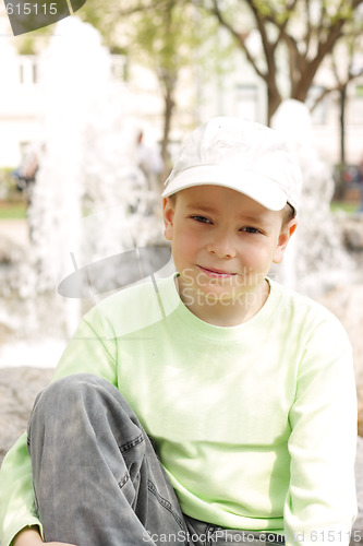 Image of Boy in sunny day