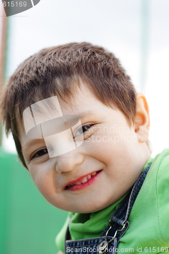 Image of Smiling boy outdoor photo