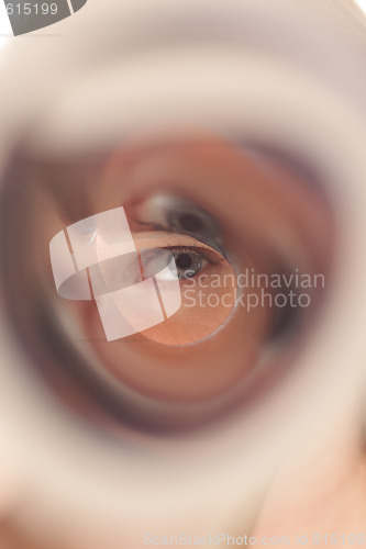 Image of Gaze through tube