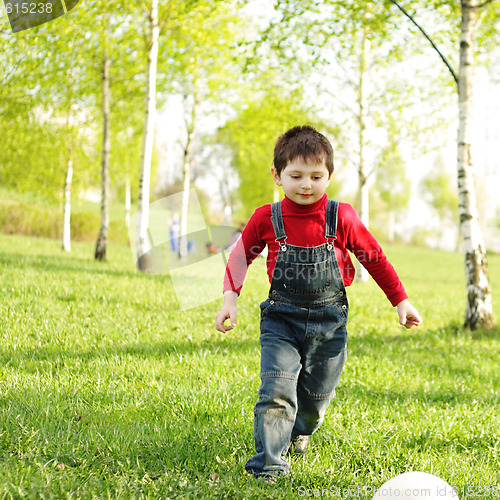 Image of Playing with ball