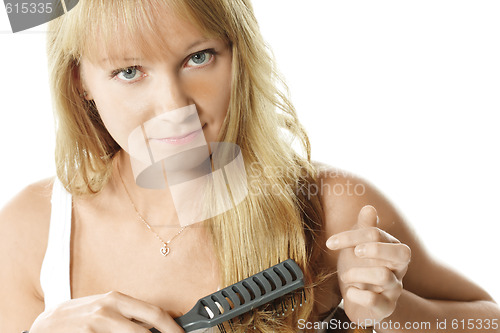 Image of Hair brushing