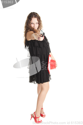 Image of Girl with gun