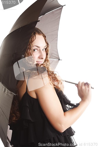 Image of Girl with umbrella