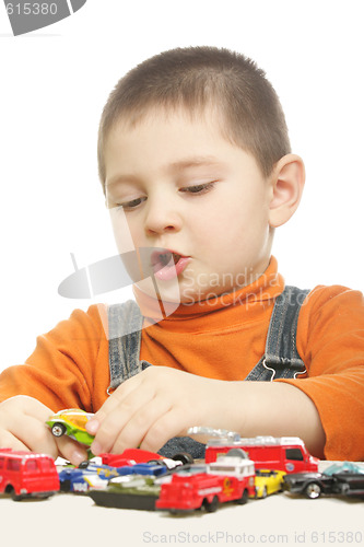 Image of Playing with cars