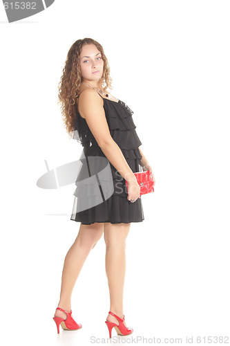 Image of Girl with handbag