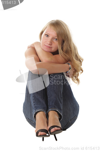 Image of Embracing knees
