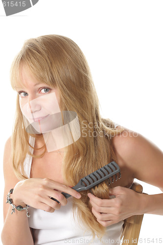 Image of Brushing hairs