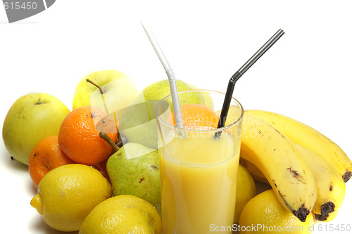 Image of Juice and fruits