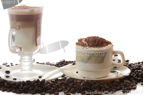 Image of Latte and cappuccino