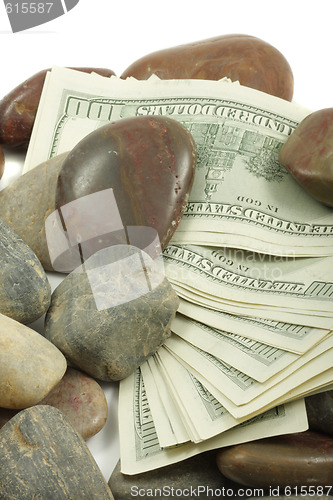 Image of Dollars in stones