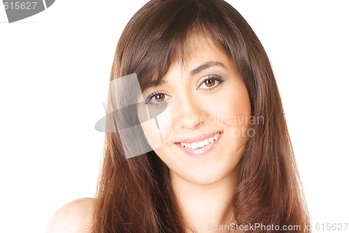 Image of Girl with brown hairs