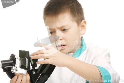 Image of Fixing microscope