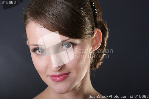 Image of Young woman face portrait