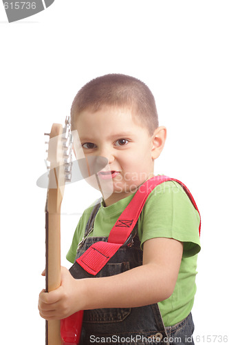 Image of Little rock guitarist