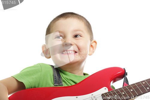 Image of Guitarist emotions