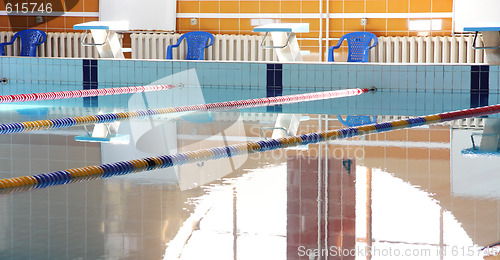 Image of Start line in pool