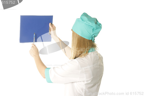 Image of Doctor pointing