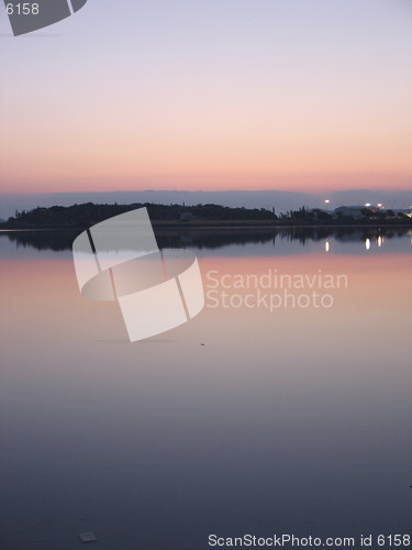 Image of Dark reflections. Larnaca. Cyprus