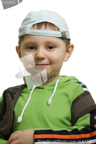 Image of Boy with backpack