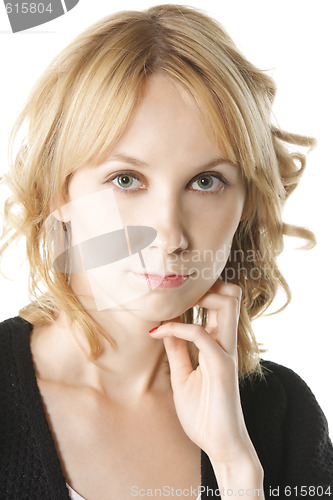 Image of Portrait of blonde girl